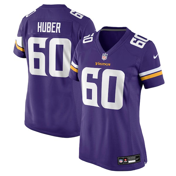 Joe Huber Minnesota Vikings Nike Women's Team Game Jersey - Purple