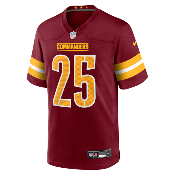 Darnell Savage Washington Commanders Nike Team Game Jersey - Burgundy - Image 2