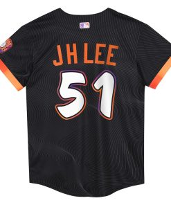 Alternative view of Jung Hoo Lee San Francisco Giants Preschool 2025 City Connect Limited Jersey - Anthracite