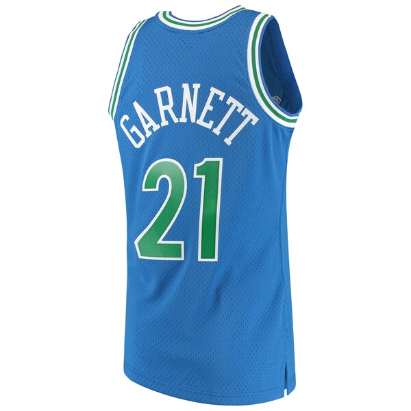 Kevin Garnett Minnesota Timberwolves 1995/96 Hardwood Classics Swingman Jersey - Blue - Image 3