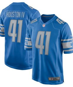James Houston Detroit Lions Nike Game Jersey - Blue