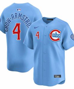 Pete Crow-Armstrong Chicago Cubs Nike Alternate 2 Limeted Player Jersey - Blue