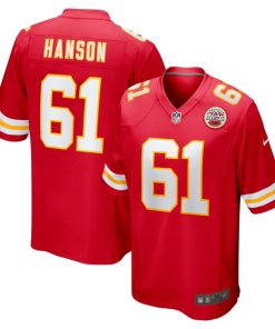 C.J. Hanson Kansas City Chiefs Nike  Game Jersey -  Red