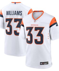 Javonte Williams Denver Broncos Nike Game Jersey - White