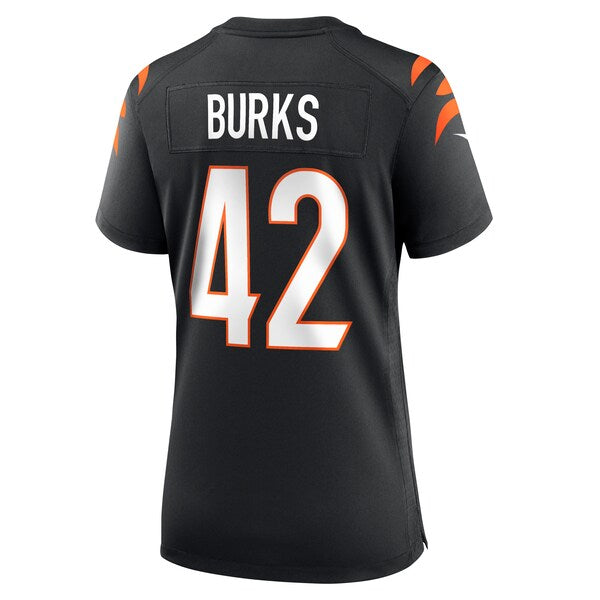 Oren Burks Cincinnati Bengals Nike Women's Team Game Jersey - Black - Image 4