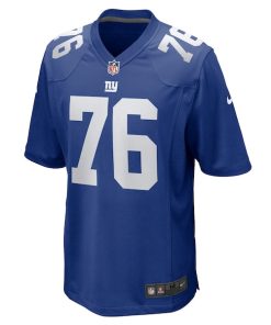 Alternative view of Jon Runyan New York Giants Nike Team Game Jersey -  Royal