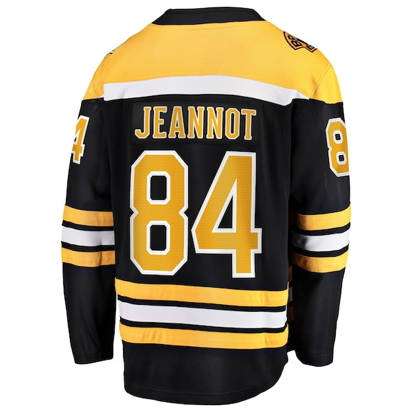 Tanner Jeannot Boston Bruins Home Breakaway Jersey - Black - Image 3