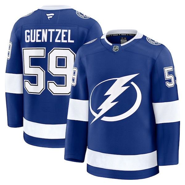 Jake Guentzel Tampa Bay Lightning Home Premium Jersey - Blue