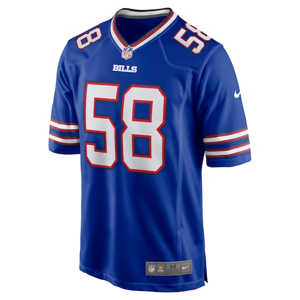 Matt Milano Buffalo Bills Nike Game Player Jersey - Royal/Red - Image 5