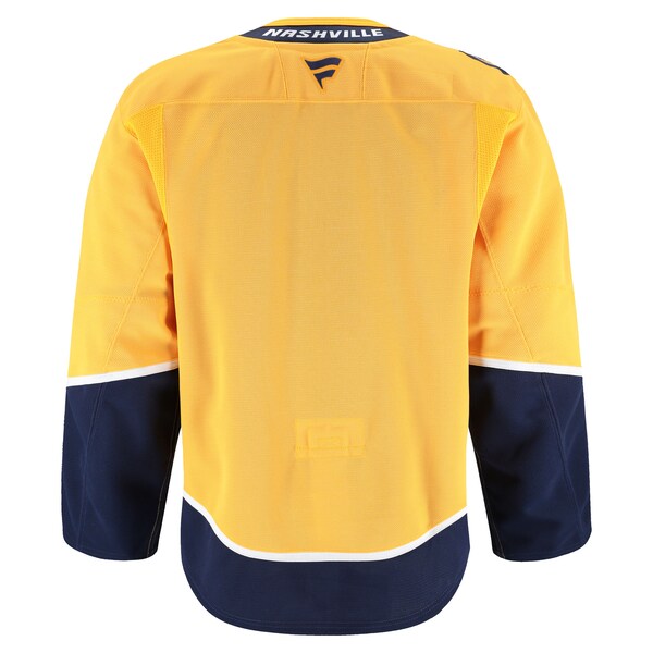 Nashville Predators Home Authentic Pro Jersey - Yellow - Image 3