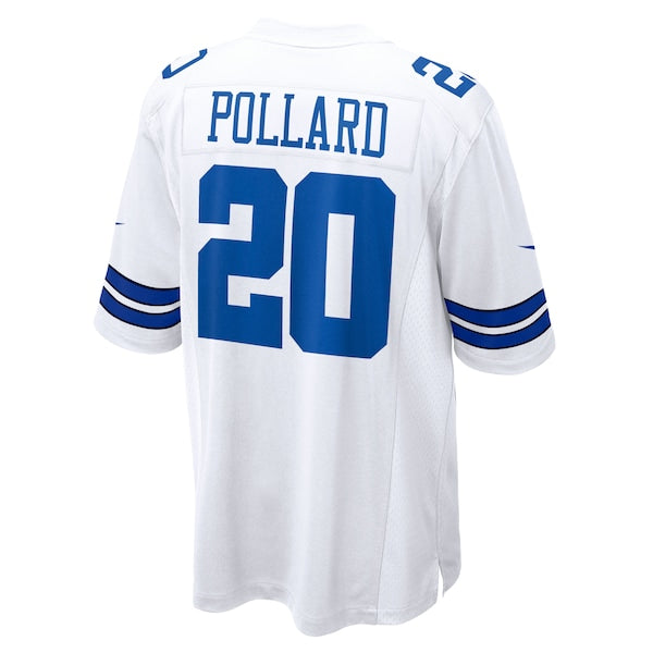 Tony Pollard Dallas Cowboys Nike Game Player Jersey - White/Navy - Image 4