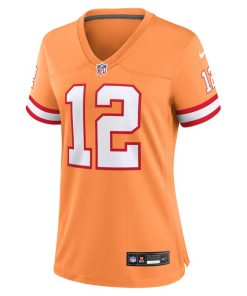 Alternative view of Tom Brady Tampa Bay Buccaneers Nike Women's Player Jersey - Orange