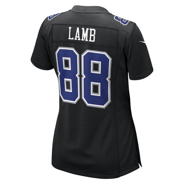 CeeDee Lamb Dallas Cowboys Nike Women's Fashion Game Jersey - Carbon Black - Image 3
