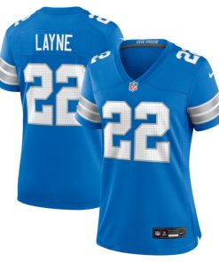 Alternative view of Bobby Layne Detroit Lions Nike Women's Retired Player Game Jersey - Blue