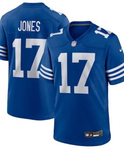 Daniel Jones Indianapolis Colts Nike Alternate  Game Jersey -  Royal/Heather Royal
