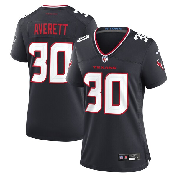 Anthony Averett Houston Texans Nike Women's Team Game Jersey - Navy