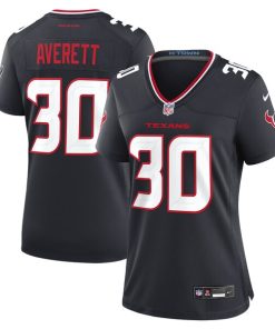 Anthony Averett Houston Texans Nike Women's Team Game Jersey - Navy