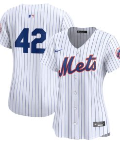 New York Mets Nike Women's 2024 Jackie Robinson Day Home Limited Jersey?¨C White
