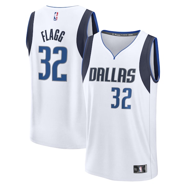 Cooper Flagg Dallas Mavericks 2025 NBA Draft First Round Pick Fast Break Replica Jersey - Association Edition - White