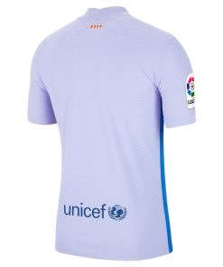 Alternative view of Barcelona Nike 2021/22 Away Match Authentic Jersey - Purple