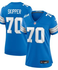 Alternative view of Dan Skipper Detroit Lions Nike Women's Team Game Jersey -  Blue