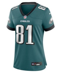 Alternative view of Terrell Owens Philadelphia Eagles Nike Women's Team Retired Game Jersey - Midnight Green