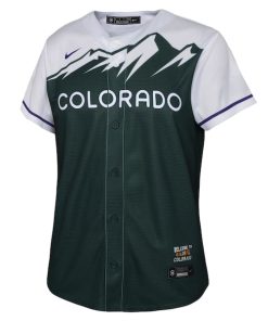 Alternative view of Kris Bryant Colorado Rockies Nike Youth 2022 City Connect Replica Player Jersey - Green