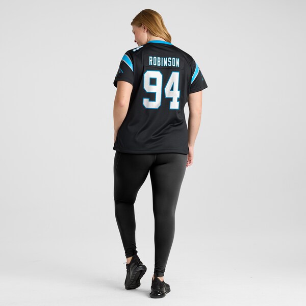 A'Shawn Robinson Carolina Panthers Nike Women's Game Jersey - Black - Image 7