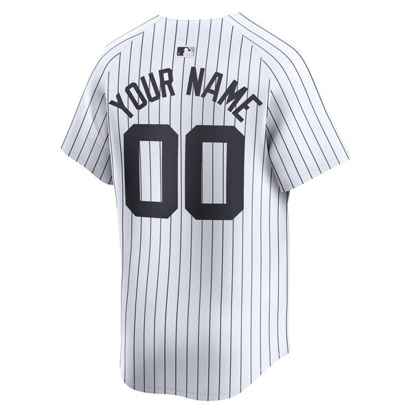 New York Yankees Nike Youth Home Limited Custom Jersey - White - Image 3