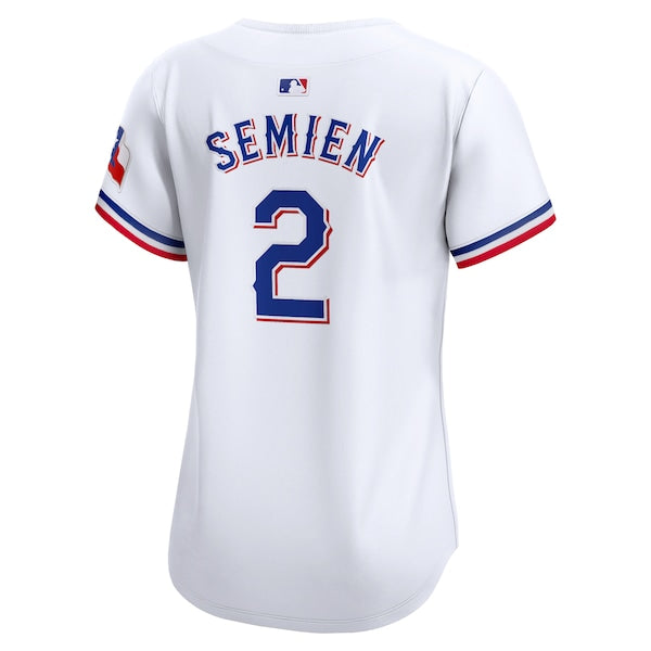 Marcus Semien Texas Rangers Nike Women's Home Limited Player Jersey - White - Image 3