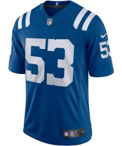 Alternative view of Shaquille Leonard Indianapolis Colts Nike Vapor Limited Jersey - Royal
