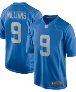 Jameson Williams Detroit Lions Nike Alternate Player Game Jersey - Blue