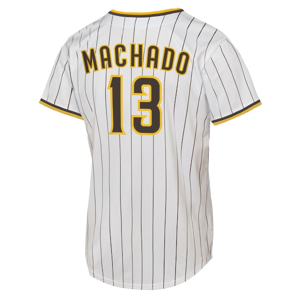 Manny Machado San Diego Padres Nike Youth Home Replica Player Jersey - White - Image 3