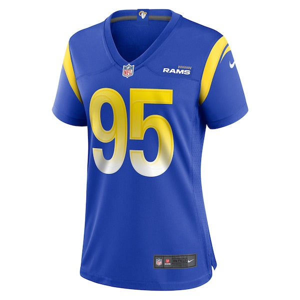 Bobby Brown III Los Angeles Rams Nike Women's Team Game Jersey - Royal - Image 2