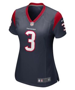 Alternative view of Tank Dell Houston Texans Nike Women's Player Game Jersey - Navy