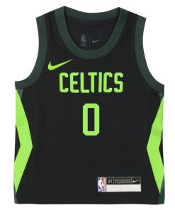 Alternative view of Jayson Tatum Boston Celtics Nike Preschool 2024/25 Swingman Player Jersey -  City Edition - Black