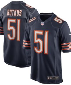 Dick Butkus Chicago Bears Nike Game Retired Player Jersey - Navy