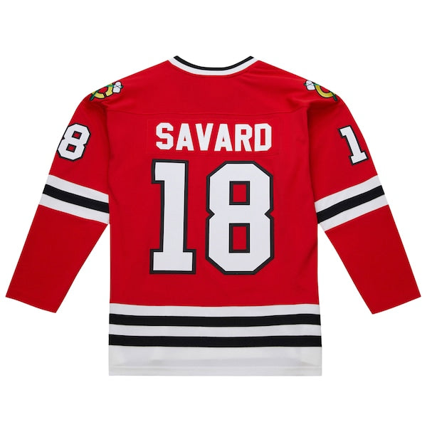 Denis Savard Chicago Blackhawks 1980-81 Power Play Jersey - Scarlet - Image 3