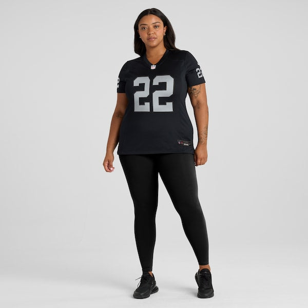 Alexander Mattison Las Vegas Raiders Nike Women's Game Jersey - Black - Image 6