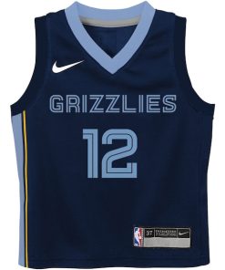 Alternative view of Ja Morant Memphis Grizzlies Nike Toddler Swingman Player Jersey - Icon Edition - Navy