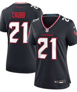 Nick Chubb Houston Texans Nike Women's Team Game Jersey -  Navy
