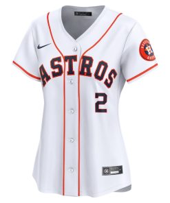 Alternative view of Alex Bregman Houston Astros Nike Women's Home Limited Player Jersey - White