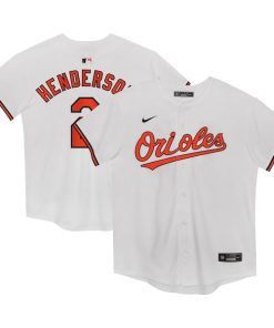 Gunnar Henderson Baltimore Orioles Nike Preschool Home Game Jersey - White
