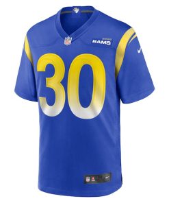 Alternative view of Boston Scott Los Angeles Rams Nike Game Jersey -  Royal