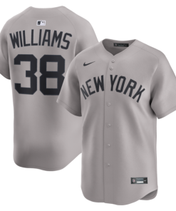 Devin Williams New York Yankees Nike Road Limited Player Jersey - Gray/White
