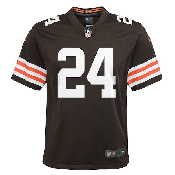 Nick Chubb Cleveland Browns Nike Youth Game Jersey - Brown - Image 2