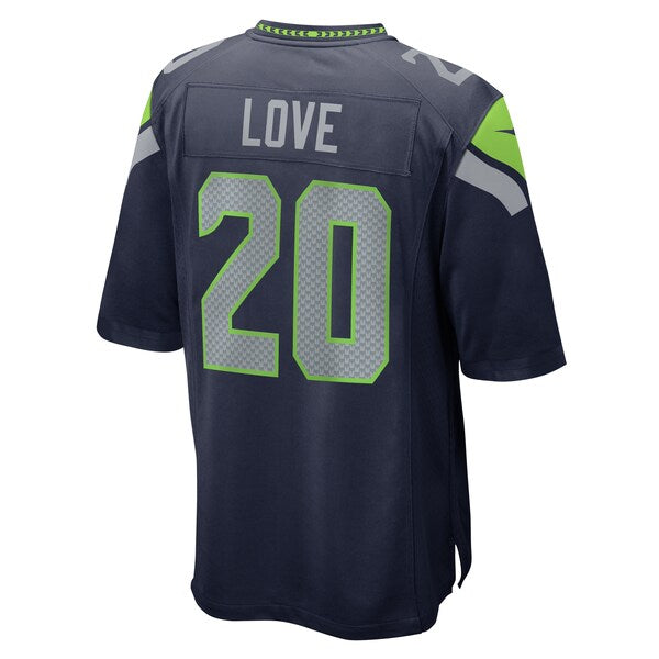 Julian Love Seattle Seahawks Nike Game Jersey - College Navy - Image 3
