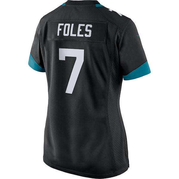 Nick Foles Jacksonville Jaguars Nike Women's 25th Season Game Jersey - Black - Image 3