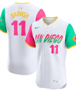 Yu Darvish San Diego Padres Nike City Connect Elite Player Jersey - White