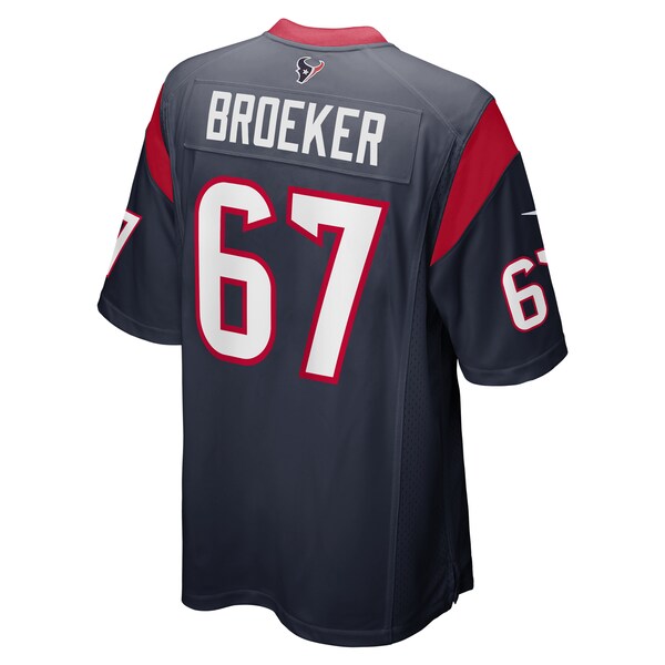 Nick Broeker Houston Texans Nike Team Game Jersey - Navy - Image 3